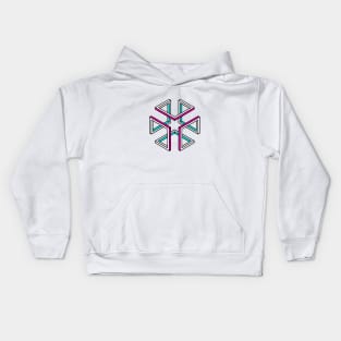 Abstract Cube Variant Kids Hoodie